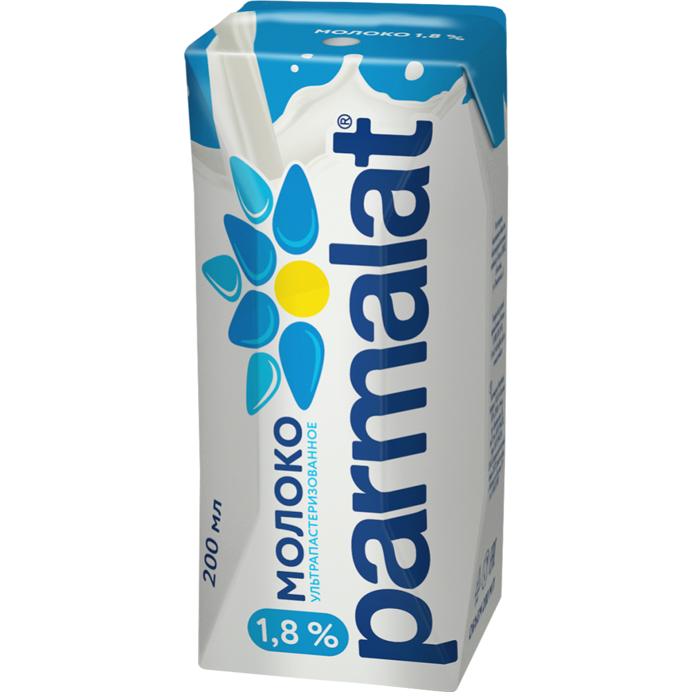 Молоко «Parmalat» ультрапастеризованное, 1.8%, 200 мл (200 мл)