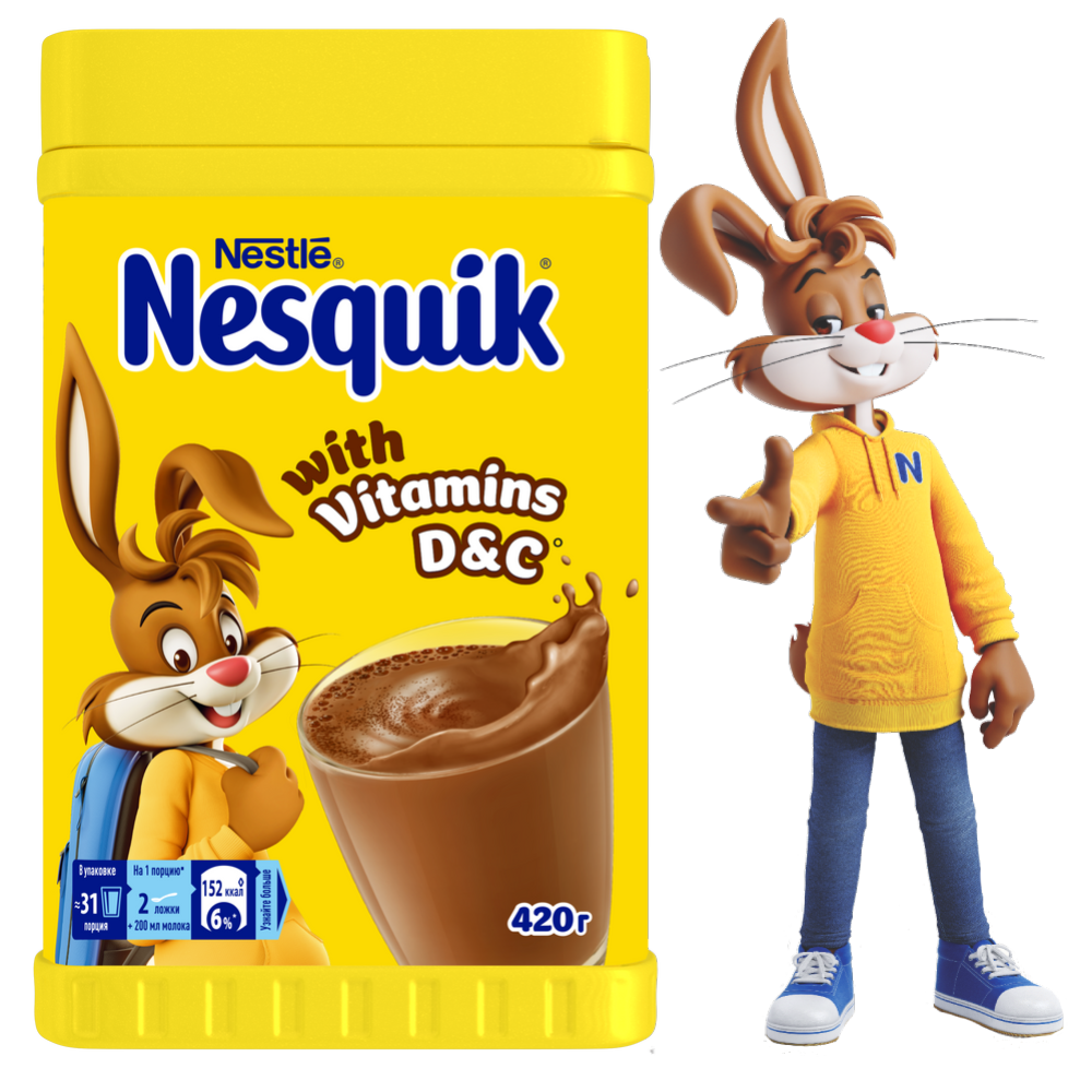 Какао-напиток «Nesquik» быстрорастворимый, обогащенный 420 г