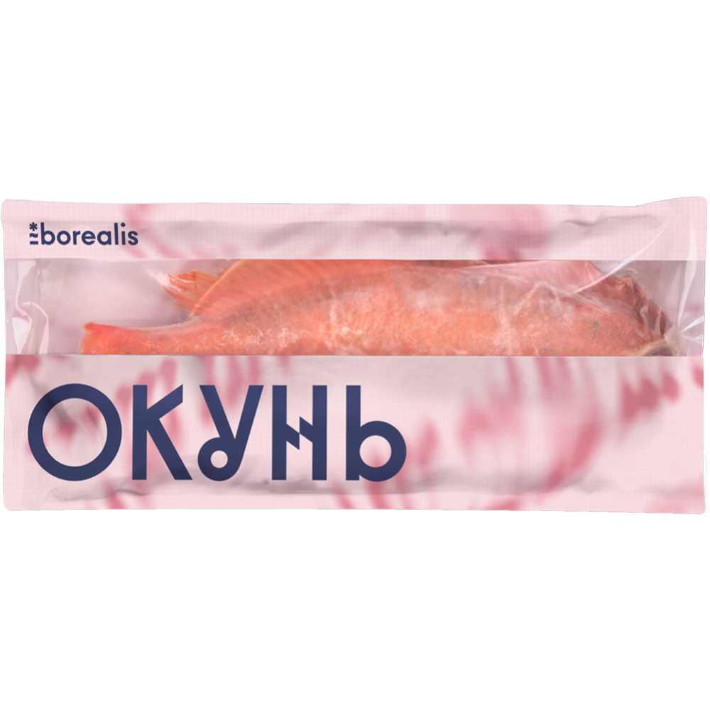 Окунь морской «Borealis» потрошеный без головы, мороженый, 650 г