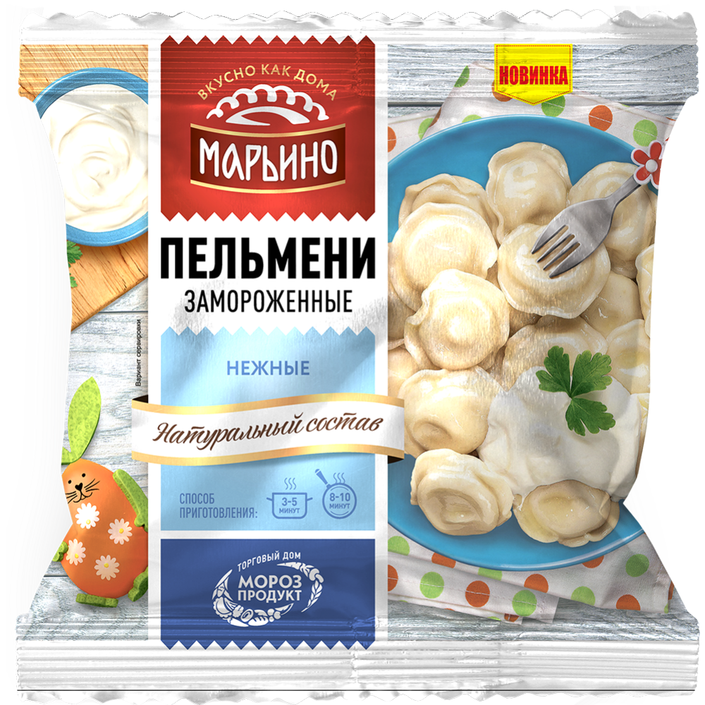 Пельмени «Марьино» Нежные, 400 г