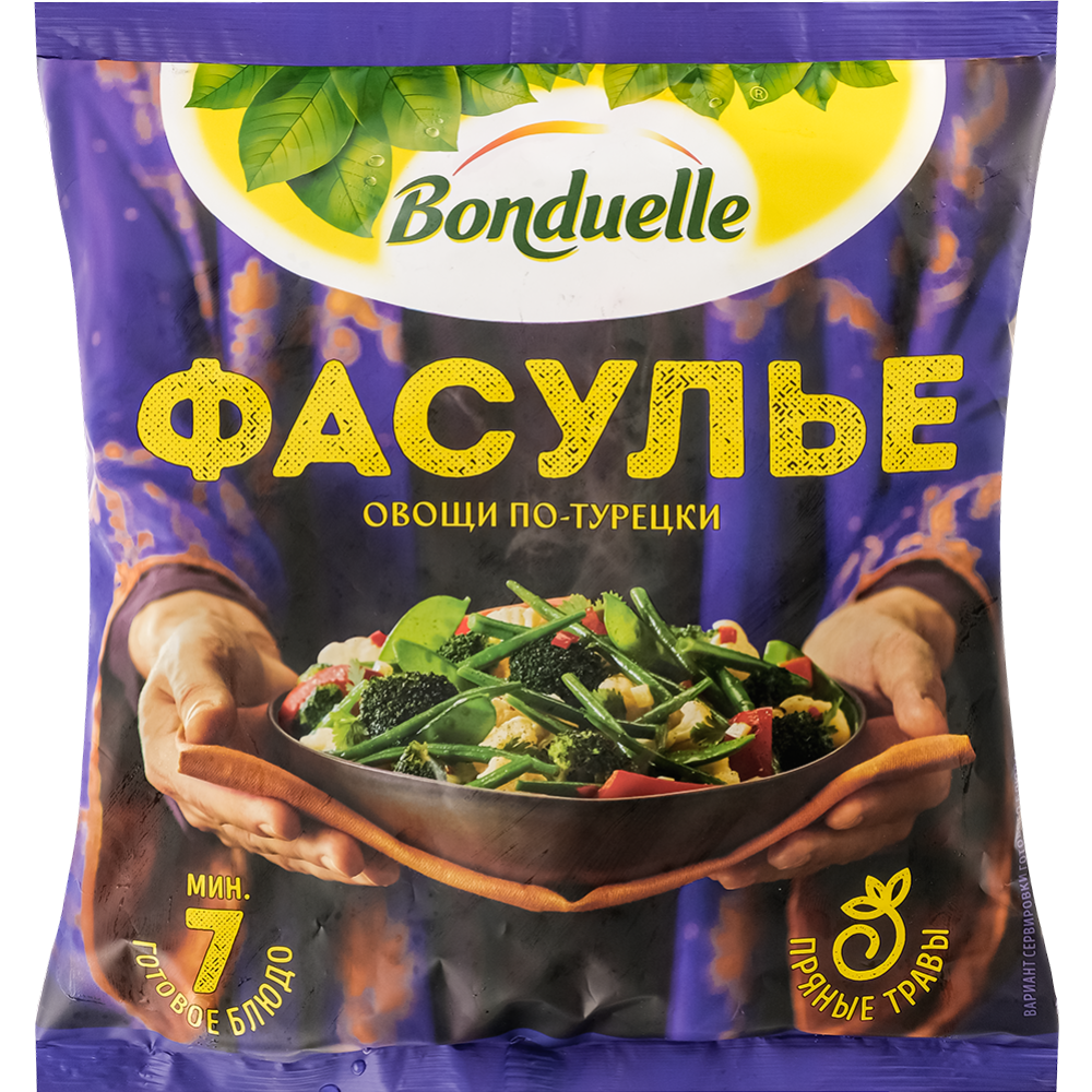 Овощи по-турецки «Bonduelle» Фасулье, замороженные, 400 г