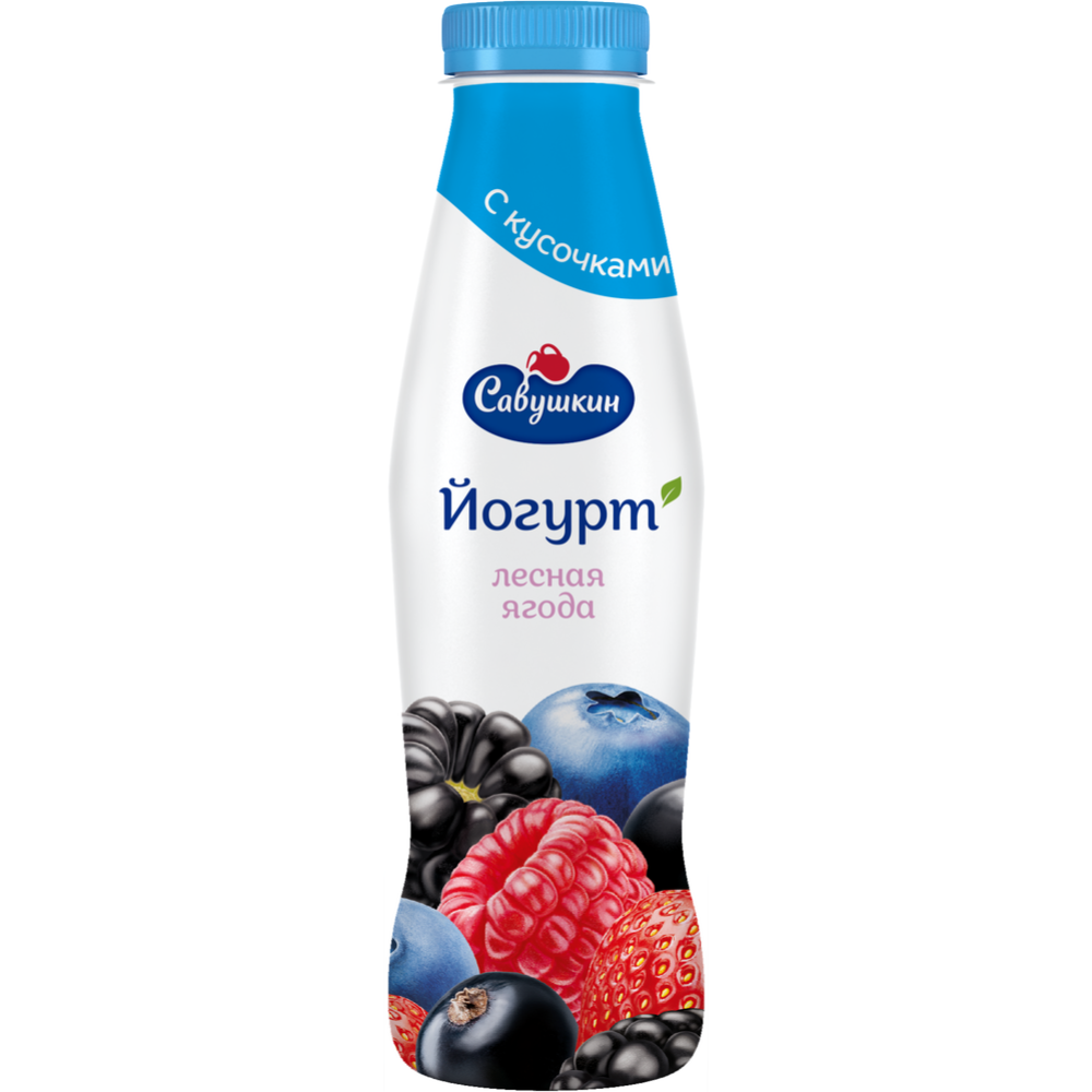 Drinking yoghurt “Savushkin” wild berry 2%, 415 g