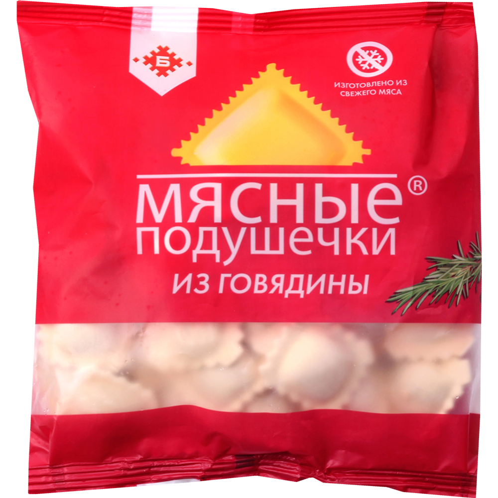 Пельмени «Мясные Подушечки» из говядины, 430 г