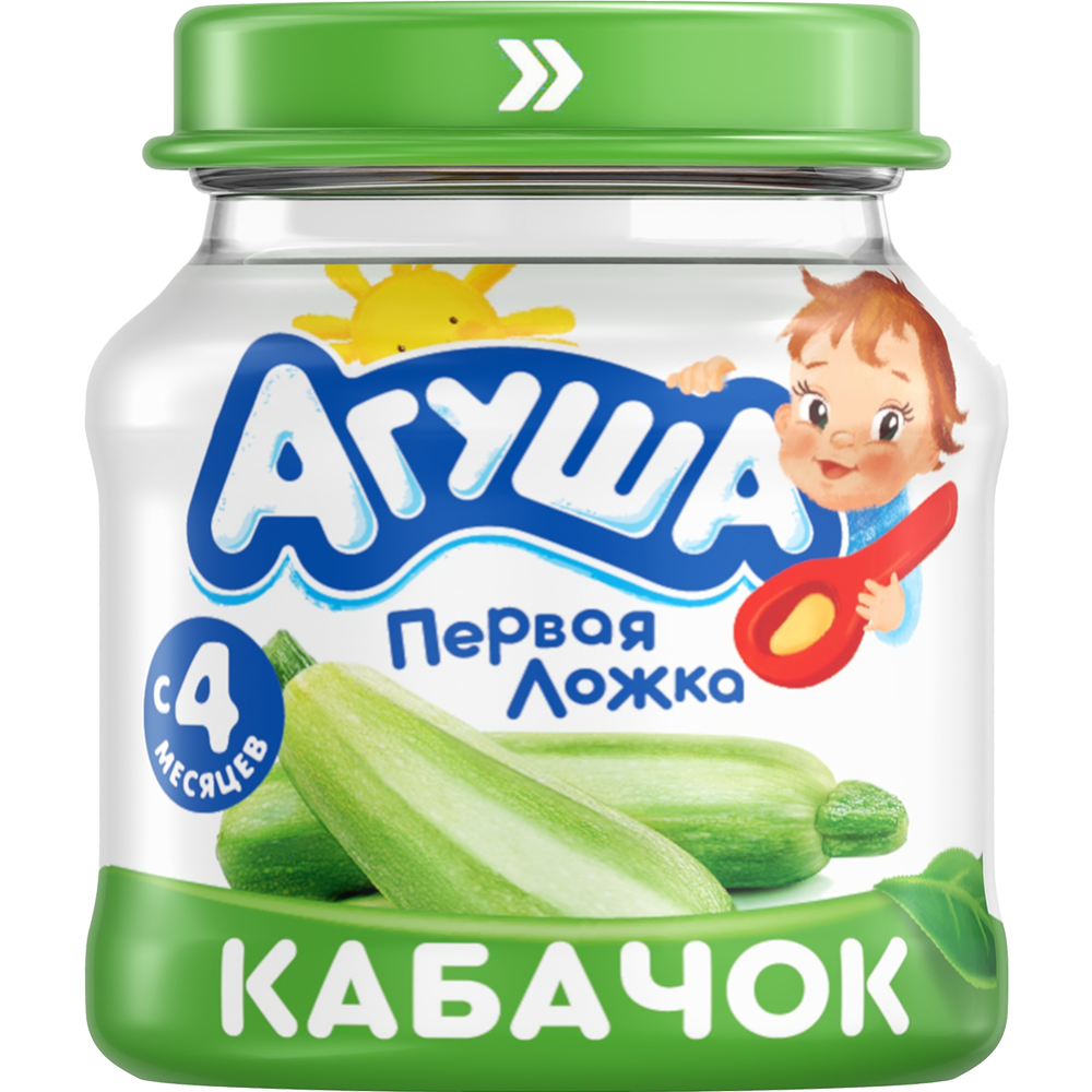 Пюре овощное «Агуша» кабачок, 80 г