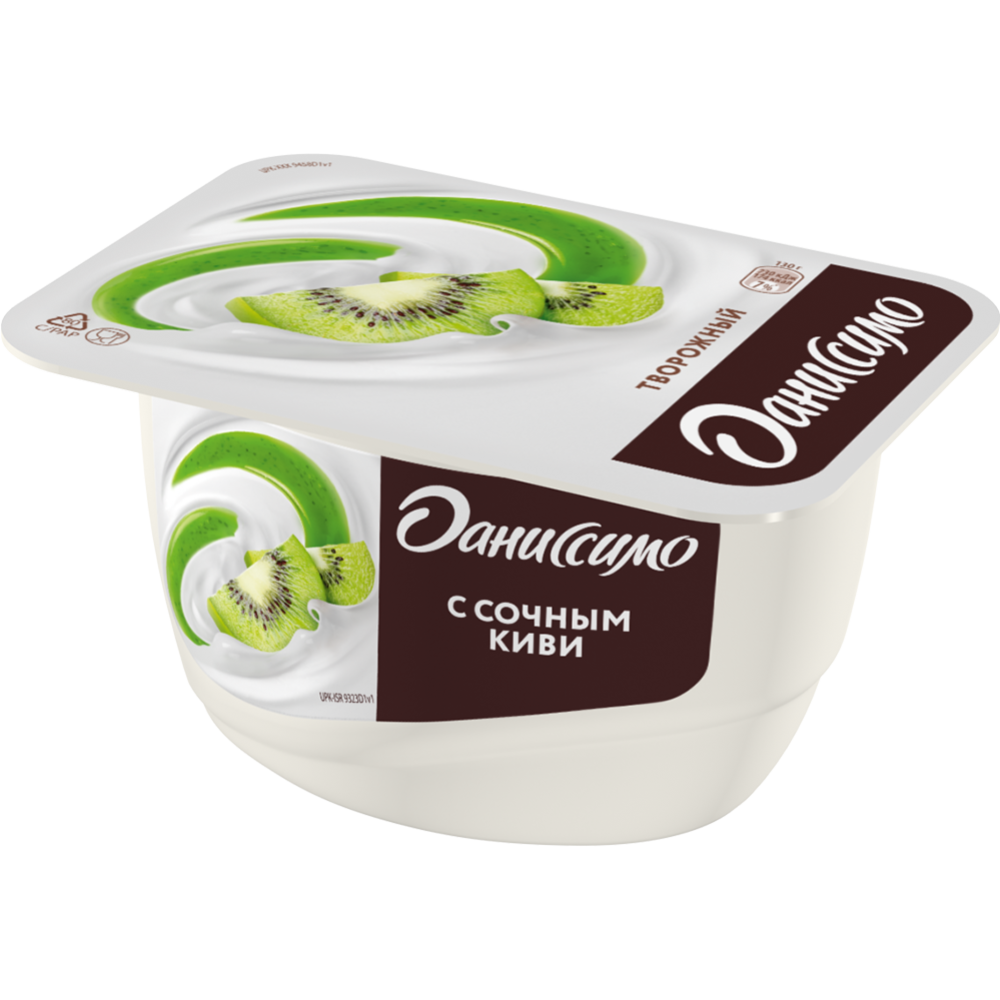 Curd product “Danissimo” with kiwi, 5.5%, 130 g