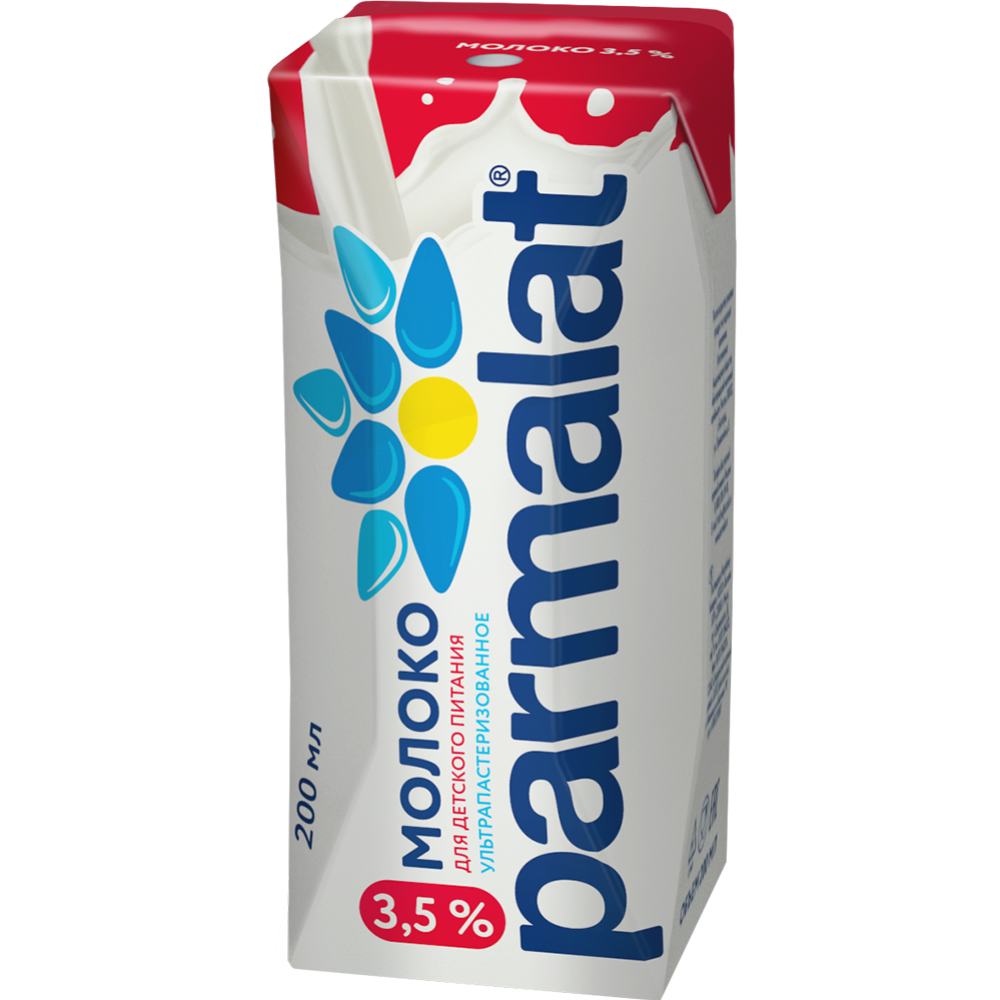 Молоко «Parmalat» ультрапастеризованное, 3.5% 200 мл (200 мл)