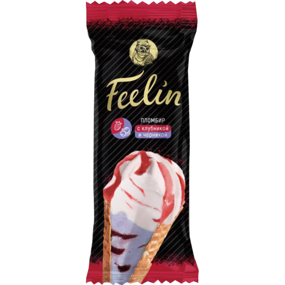 Ice cream “Feelin” strawberries and blueberries, 70 g