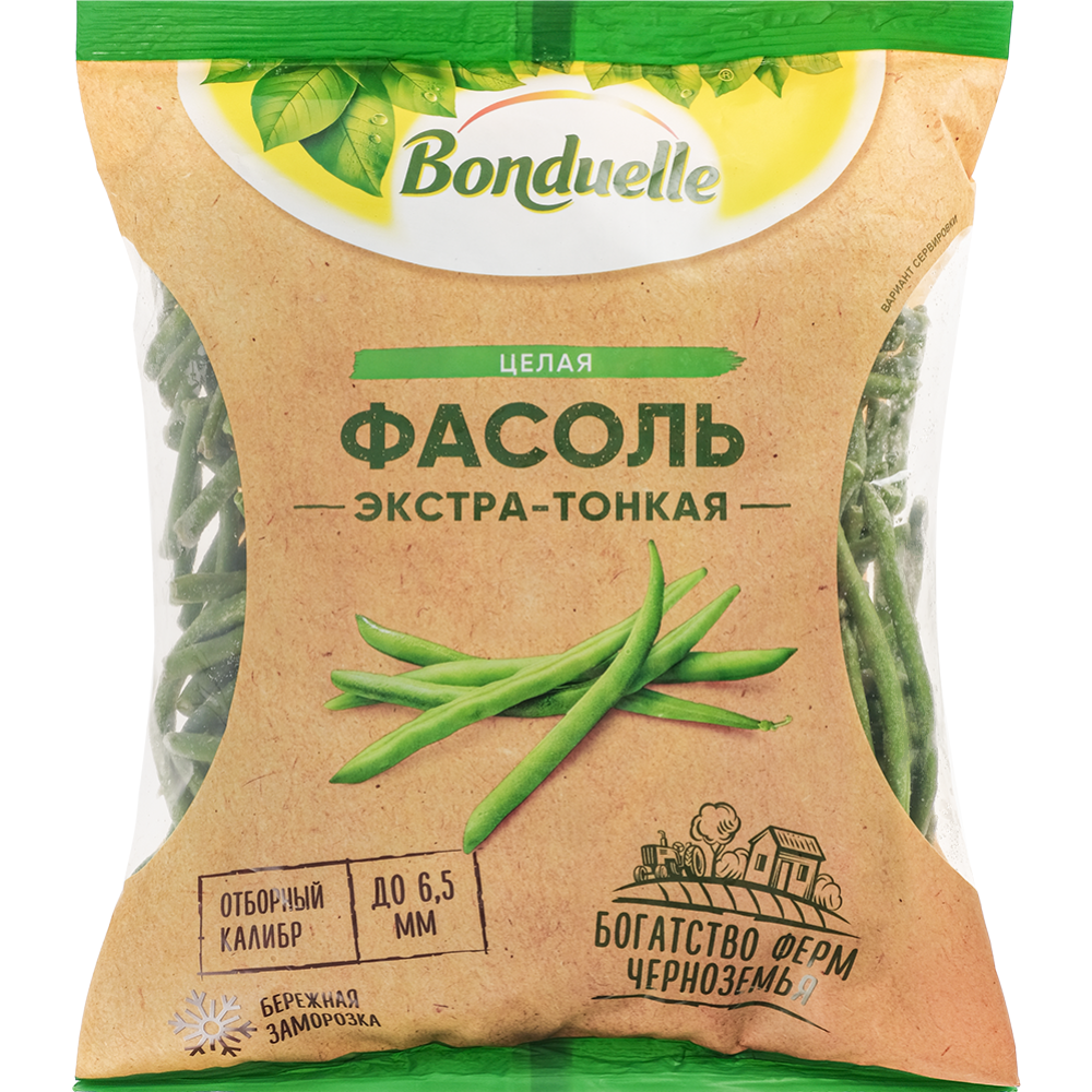 Фасоль зеленая «Bonduelle» целая, экстра-тонкая, 0.4 кг